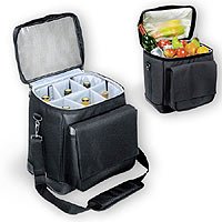 Picnic Time Cellar Wine Cooler (Black)