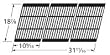 Universal Cast Iron Cooking Grid 18 7/8" x 31 11/16"