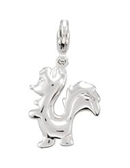 Sterling Silver Charming Animals Skunk Charm