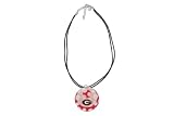 Georgia Bulldogs Capiz Double Shell Cord Necklace
