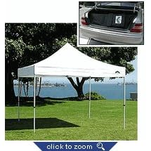 Caravan 10 x 10 Aluminum Canopy Package Deal + 4 Zippered Sidewalls