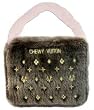 Large Classic Brown Chewy Vuiton Purse Dog Toy