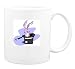 Mug with trick, pink, top, hat, rabbit, magic