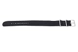 Timex T7B907 Weekender 20mm Black Nylon Slip-Thru Watch Strap