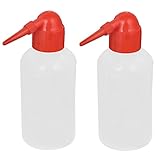 uxcell スクイズボトル　スクイーズ瓶　レッドチップ　プラスチック　 250mL 2個