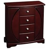 Simone Mahogany Jewelry Chest