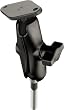 RAM Mounting Systems RAM-B-186U Double Ball Motorcycle Mount for Handlebar Clamps