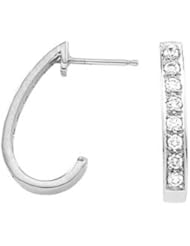 Pair of Platinum Diamond Earrings - 0.32 Ct. -- LIFETIME WARRANTY