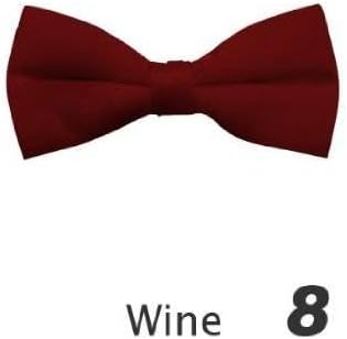 Boy's Solid Banded Bow Ties