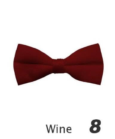 Boy's Solid Banded Bow Ties