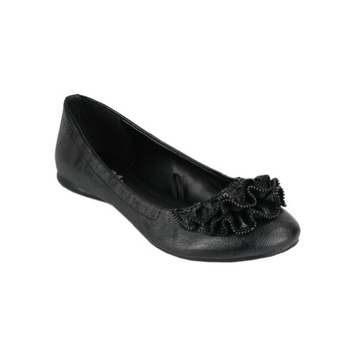 SODA Slip On Flats Black