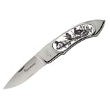 Browning Knives 544 Pheasant Scrimshaw Lockback Knife