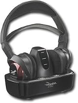 Rocketfish RF-WHP02 - Headphones ( ear-cup ) - wireless - radio - black