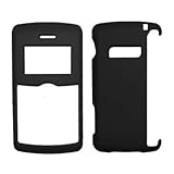 Black Rubberized Snap-On Cover Hard Case Cell Phone Protector for LG enV 3  ....