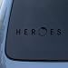 All Products : HEROES - Vinyl Car Decal Sticker #1714 | Vinyl Color: Black