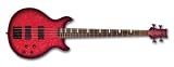 Daisy Rock Elite Bass Guitar, Crimson Burst