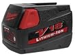 Milwaukee 48-11-1830 V18 18-Volt 3.0 Amp Hour Lithium-Ion Slide Style Battery