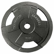Champion Olympic Grip Plate (100-Pound)
