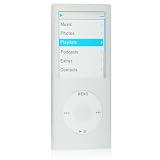 APPLE IPOD 4th CHROMATIC 4 NANO 8Gb 16Gb CLEAR/WHITE Premium Silicone Skin Protective Silicon Cover Case Sleeve