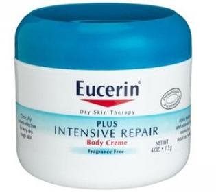 eucerin creams:Eucerin Plus Intensive Repair Body Creme, Fragrance Free, 4 oz.
