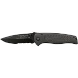 Baby SWAT Knife, Black Blade, ComboEdge