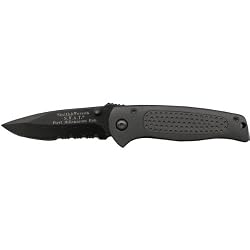 Smith & Wesson Baby SWAT Knife Black Blade ComboEdge
