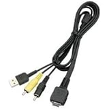VMC-MD1 VMCMD1 USB & A/V Audio Video RCA Multi-Use Terminal Cable Cord for Sony Cyber-Shot DSC-F77, F88, G3, H3, H7, H9, H10, H50, M2, N1, N2, P100, P120, P150, P200, T2, T3, T5, T9, T10, T11, T20, T30, T50, T70, T75, T77, T90, T100, T200, T300, T700, TX1, W3, W30, W35, W50, W55, W70, W80, W85, W90, W100, W110, W120, W130, W150, W170, W200, W300 and WX1 Digital Cameras.
