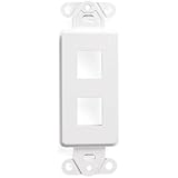 LEVITON 41642-W 2-Port QuickPort Decora Platform, White