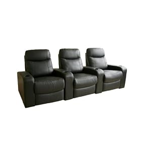 home theater recliner leather