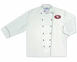 NFL San Francisco 49ers Premium Chef Coat (X-Large)