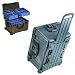 Pelican 1620 Watertight Hard Case with Cubed Foam Interior & Wheels - Charcoal Black
