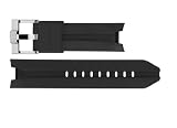 TechnoMarine S6112 UF6 Black Silicone Long Watch Strap