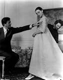 Audrey Hepburn and Gregory Peck Sabrina Wedding Dress - 8x10 Photograph High Quality