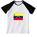 Caracas, Venezuela Flag (dk) Jr. Miss Cap Sleeve