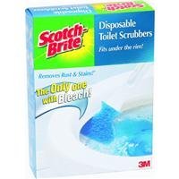Scotch-Brite Disposable Toilet Cleaner Starter Kit, 1 Handle, 4 Refills
