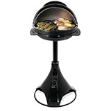 George Foreman GIPOD200 IPOD and MP3 Ready Indoor/Outdoor Grill White/Silver