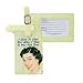 I Used to Care TAKE A PILL Ephemera ReTRo LUGGAGE TAG