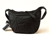 BLACK GENUINE LEATHER GUN CONCEALMENT PURSE 26 - BLACK LEATHER PURSE 7026