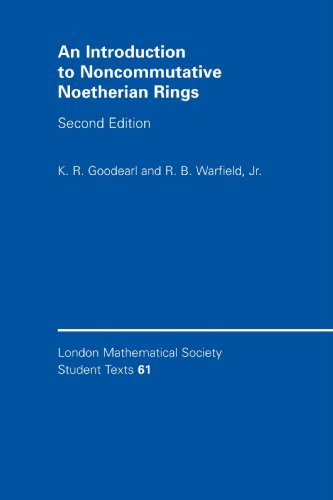 an introduction to noncommutative noetherian rings london mathematical society student texts