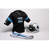 Carolina Panthers Youth NFL Team Helmet and Uniform Set - Small (Ages 4-6)