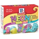 * Neon Purple Green Pink Blue 4-pack Food Color coupon codes