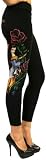 CHRISTIAN AUDIGIER Ed Hardy Womens Platinum Tattoo Geisha Los Angeles Leggings Pants