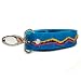 Fair Trade Handmade Leather Dog Leash - Blue