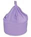 Gloss Faux Lilac Leather Bean Bag Fully Filled With Beans - Brand New