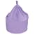 Gloss Faux Lilac Leather Bean Bag Fully Filled With Beans - Brand New