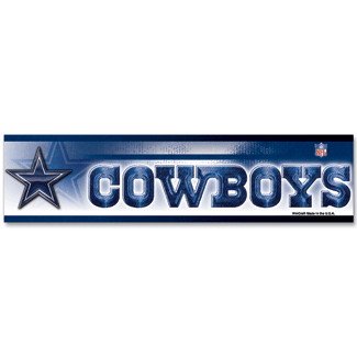 NFL Football Dallas Cowboys Bumper Sticker (2-Pack)