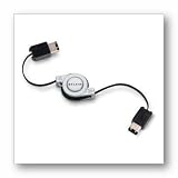 Retractable Firewire Cable 6PIN/6PIN 28AWG 2.6