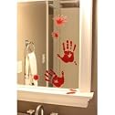 Bloody Handprint Clings Party Accessory (1 count) (22/Sh)