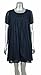 Lbd Laundry by Design Cotton Crinkle Babydoll Dress Navy 4