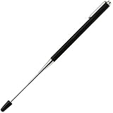 Autopoint&reg; Extended Length 35" Pointer, Black Matte with Chrome Trim, Extends to 35" (41510)